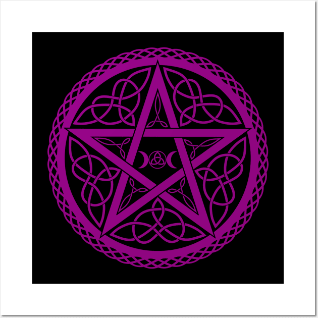 Celtic Pentacle Wall Art by Wareham Spirals